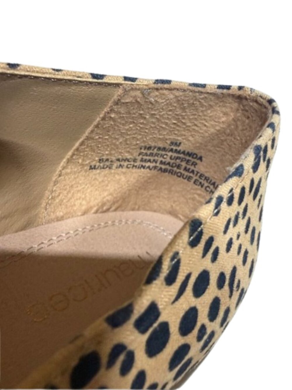 Maurices Amanda Leopard Stitch Low Side Shootie Women's Size 8 - Picture 5 of 8